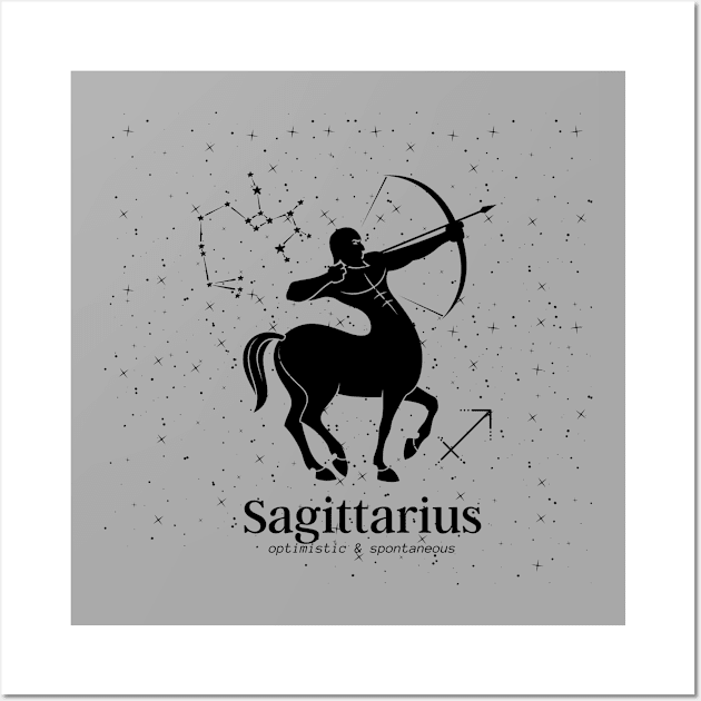 Sagittarius Wall Art by JM ART